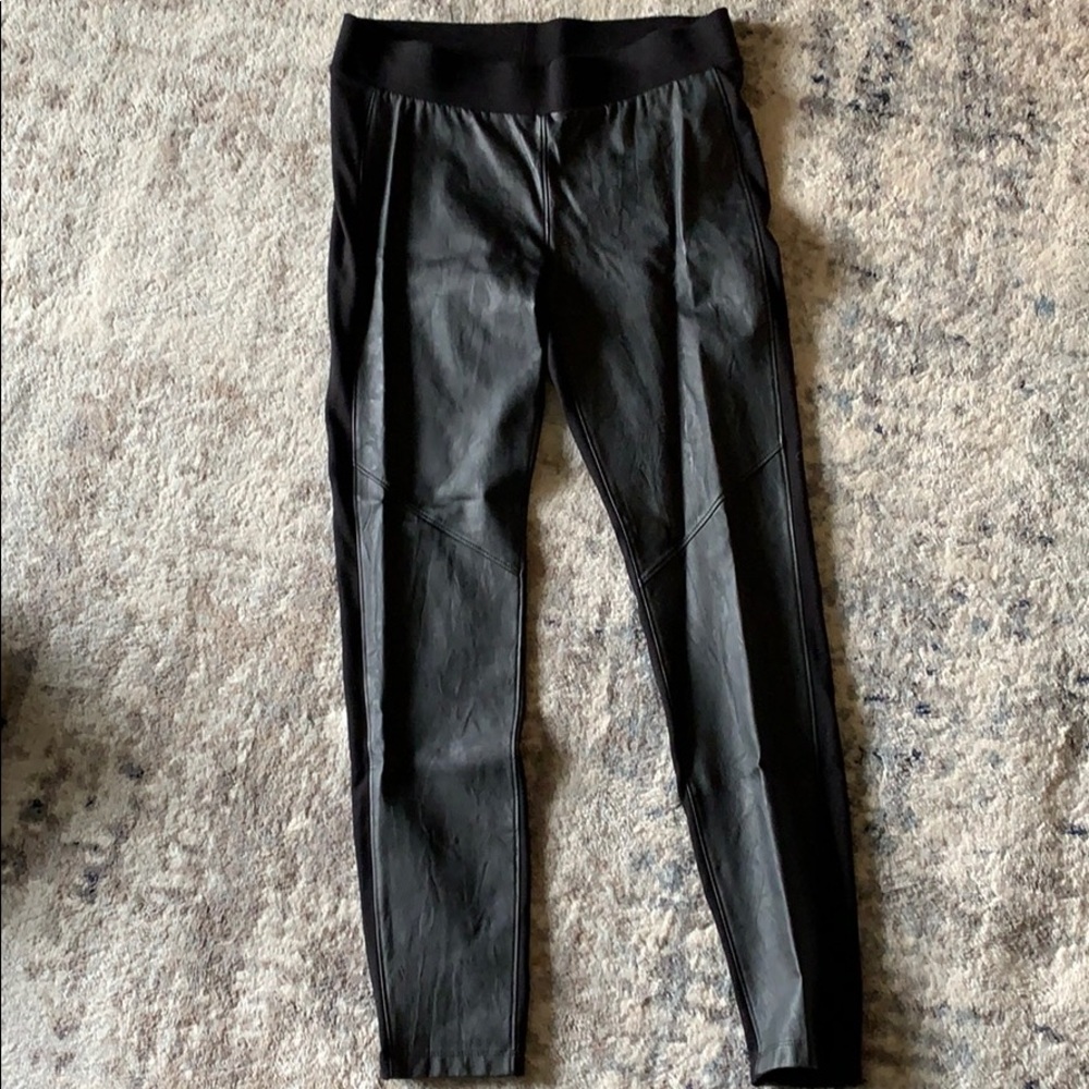 Leather leggings